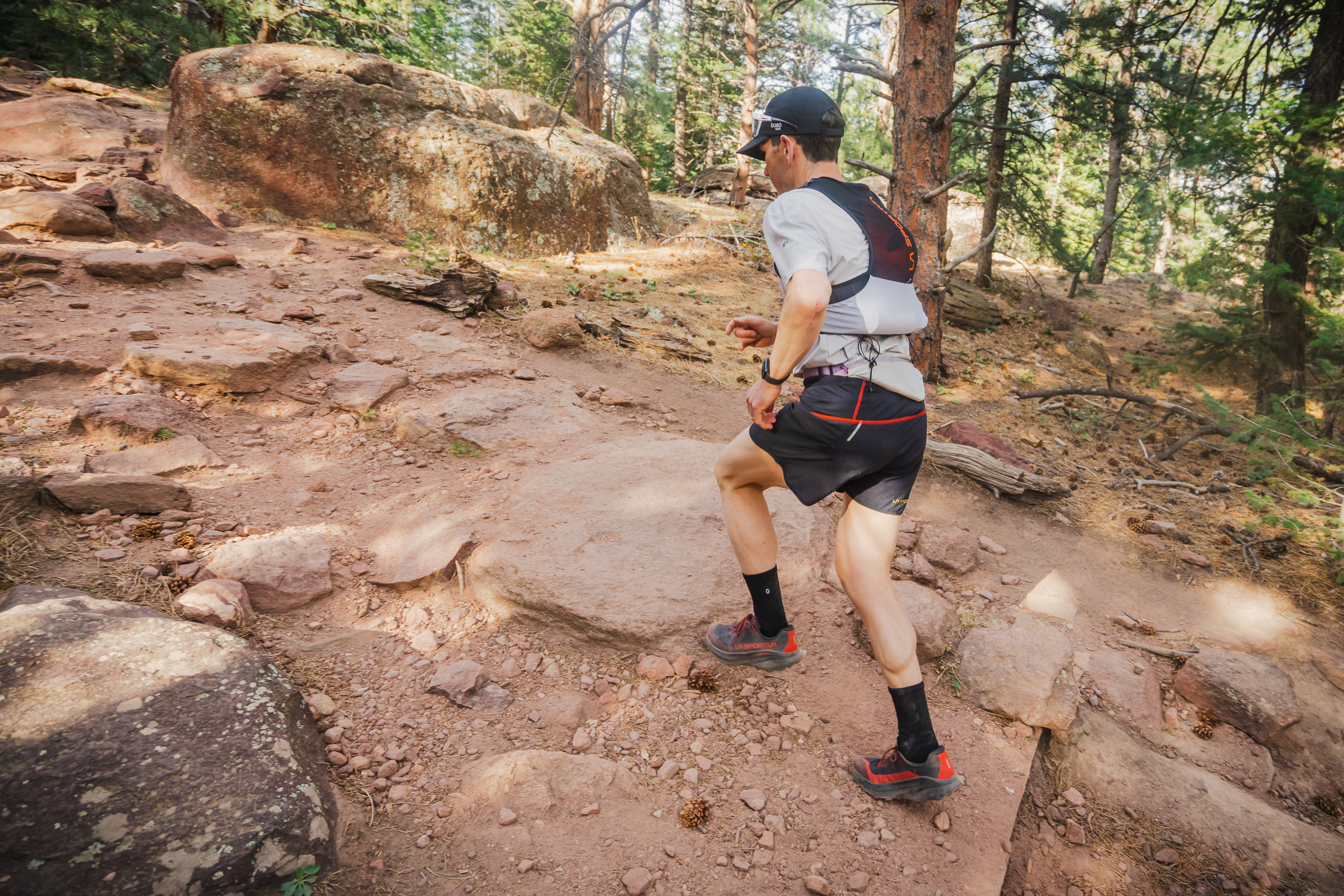 John taking it into Fern Canyon