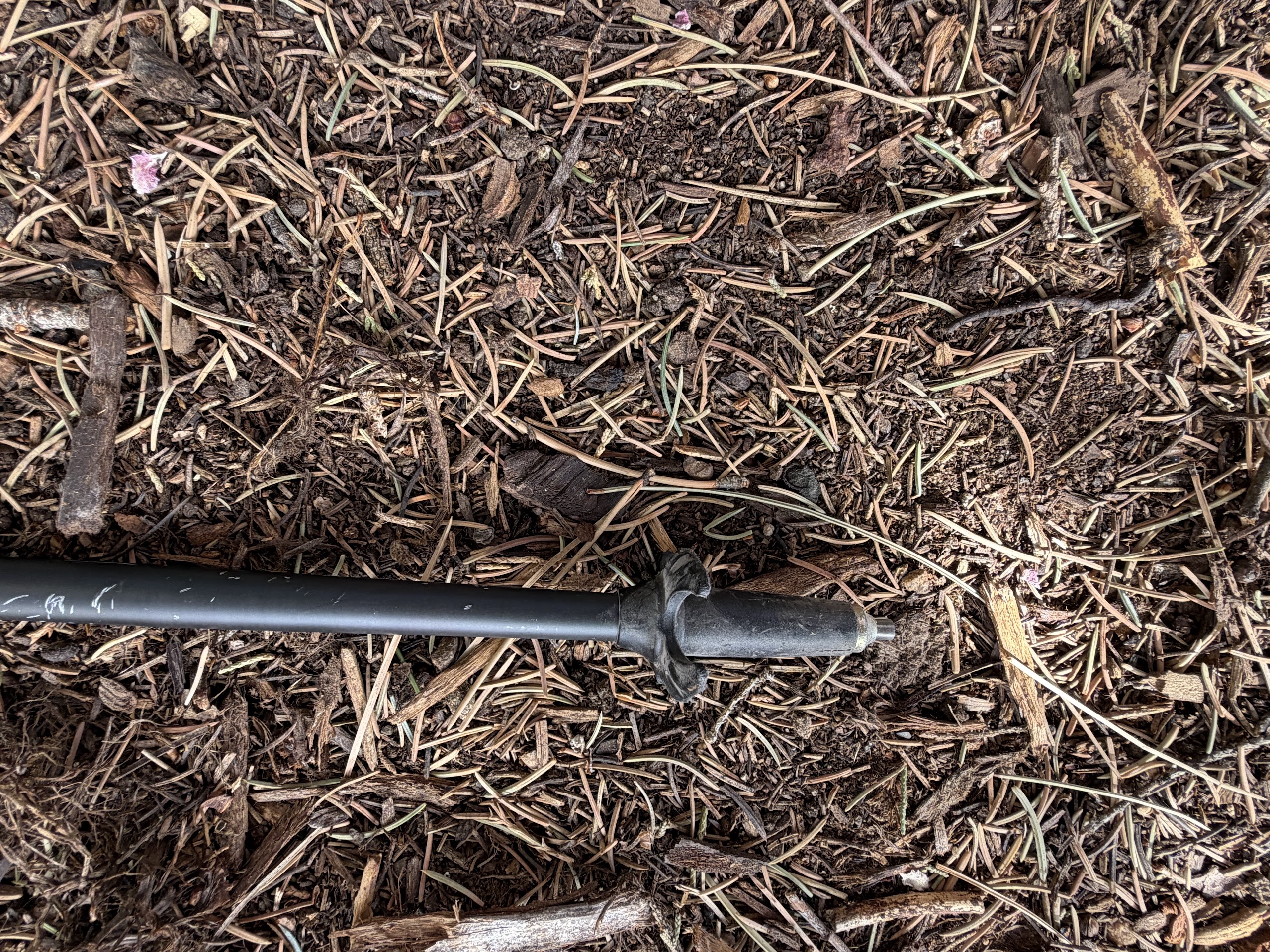 Mammut poles grip and wrist strap detail