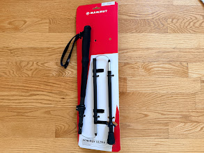 Mammut Aenergy Ultra Carbon Poles on trail